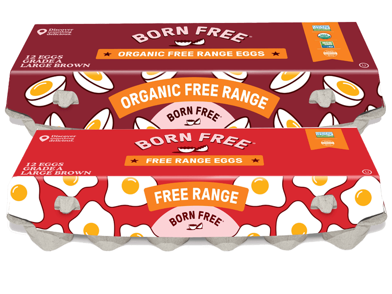 Born Free brand organic free range eggs